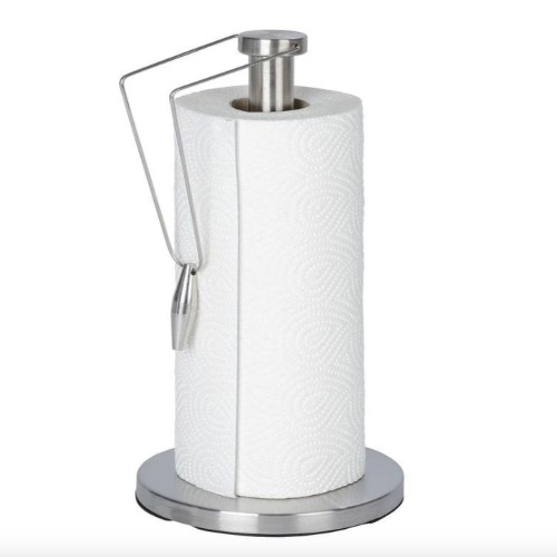 Deluxe Paper Towel Holder Matte Steel